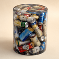 Mixed Beer Can Resin Stool