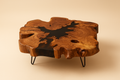 Live Edge Olive Wood Resin Coffee Table