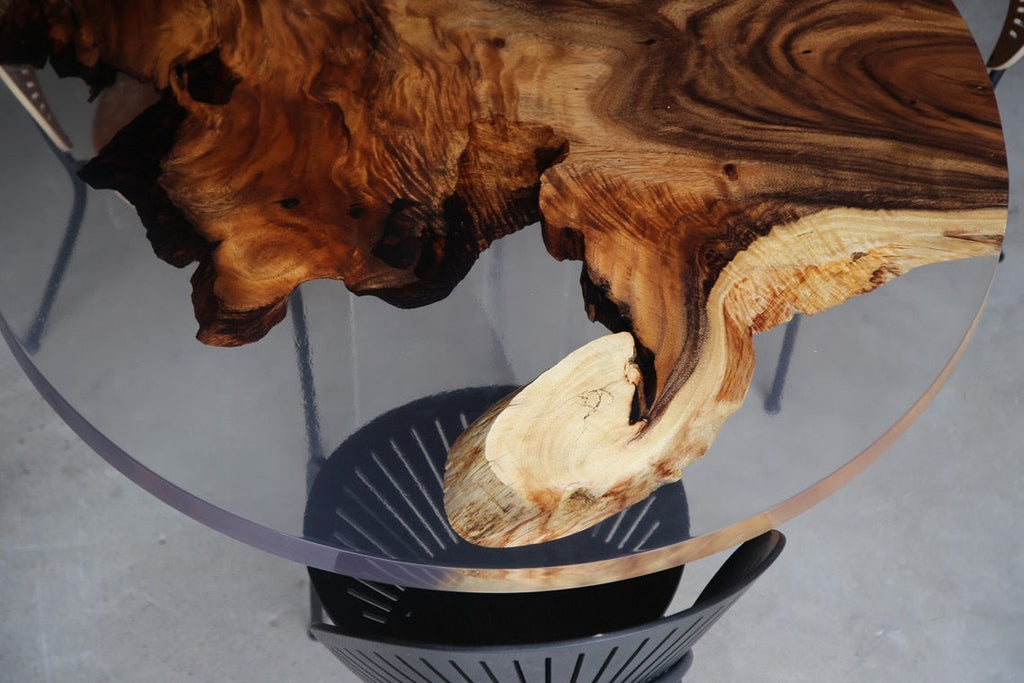 Walnut Wood Epoxy Resin Table