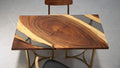 Walnut Wood Epoxy Resin Table