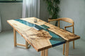 Poplar Wood Epoxy Resin Table