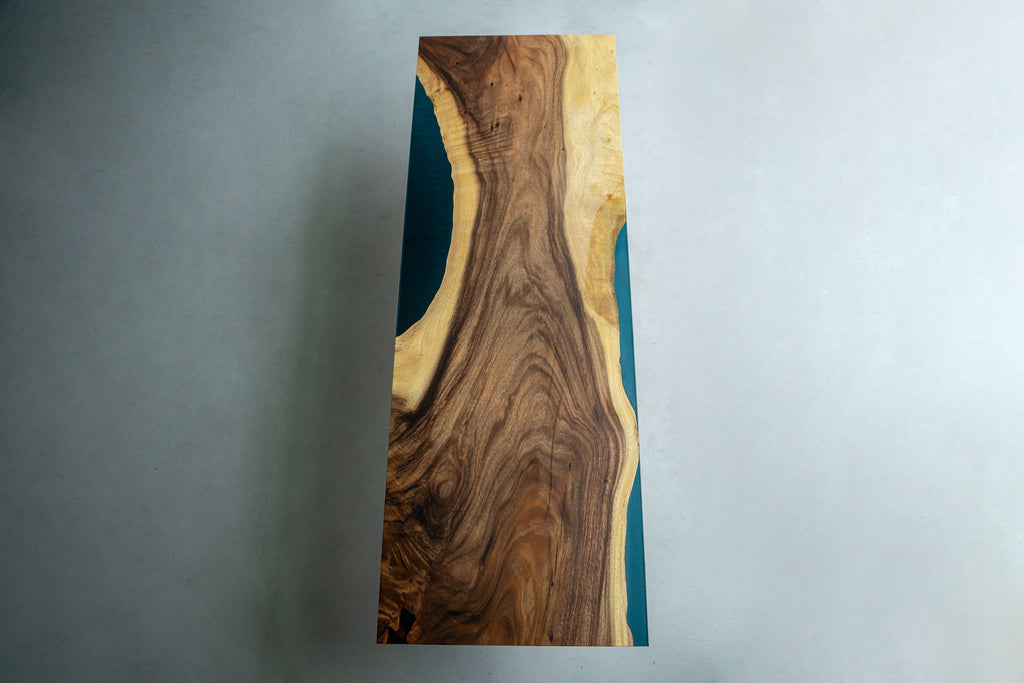 Walnut Wood Epoxy Resin Table