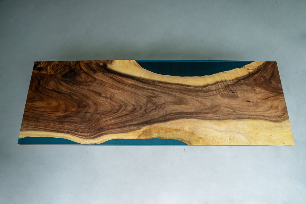Walnut Wood Epoxy Resin Table
