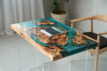 Poplar Wood Epoxy Resin Table